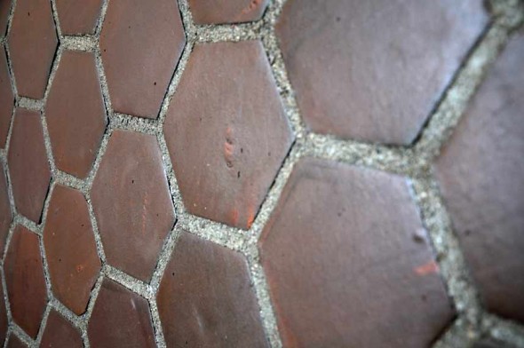 brown-hexagonal-floor-tiles