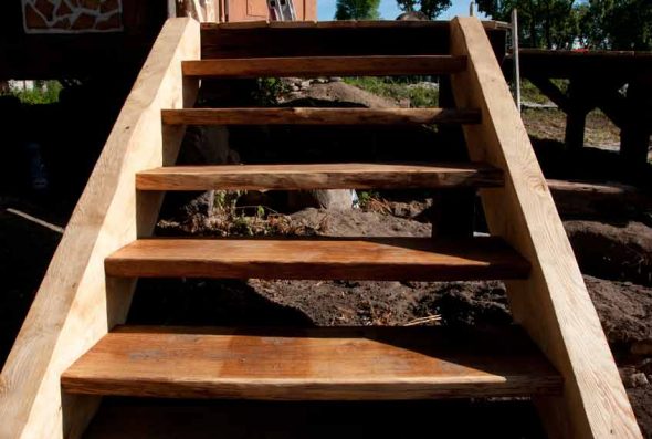 wooden-stairs-rustic-poland